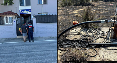 Çanakkale'de iki farklı noktada çıkan ve ormanlık alana sıçrayan yangın söndürüldü 