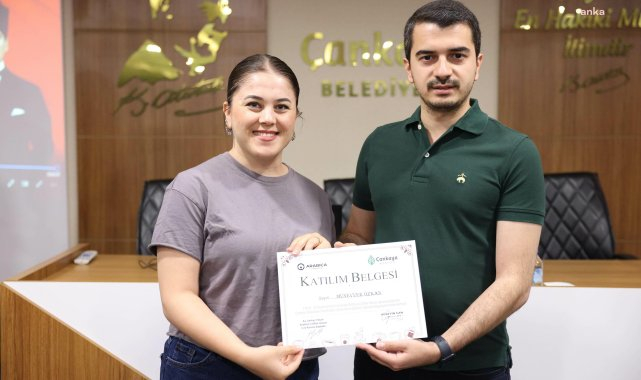 Çankaya'da genç baristalar sertifikalarını aldı