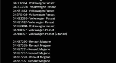 CHP'li Deniz Yavuzyılmaz, AK Parti İstanbul İl Başkanlığı'na tahsis edilen 59 aracın bilgilerini açıkladı