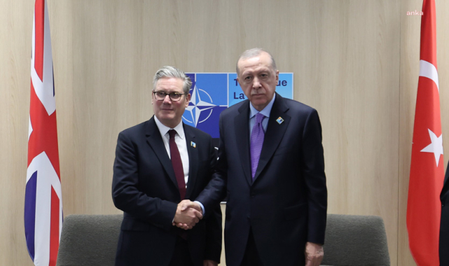 Cumhurbaşkanı Erdoğan, İngiltere Başbakanı Starmer ile bir araya geldi