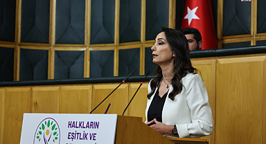 DEM Parti TBMM Grup Toplantısı'nda Hatimoğulları: On binlerce mahpus bayramı evinde geçirmek için hayal kurdu