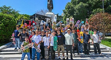 Dünya Kaykay Günü, Beşiktaş Belediyesi'nin desteğiyle Maçka İnönü Parkı'nda kutlandı