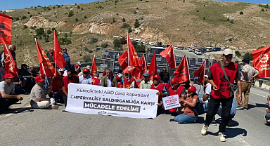 EMEP üyeleri Kürecik Radar Üssü'ne yürümek istedi, güvenlik güçleri engel oldu