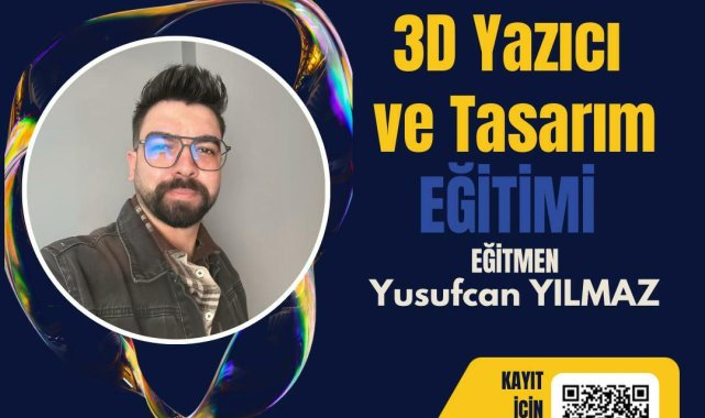 Giresun Belediyesi'nden gençler için "3D Yazıcı ve Tasarım" eğitimi