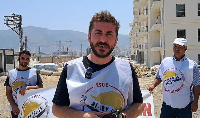 Hatay'da ücretlerini alamayan TOKİ işçileri çatıya çıktı: İki işçi gözaltında