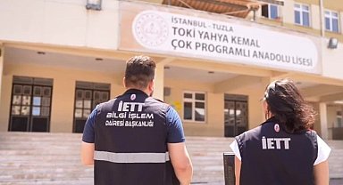 İETT'den bir okula daha bilgisayar laboratuvarı 