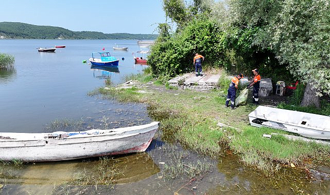 İstanbul barajlarında atık temizliği: 5 ton atık toplandı