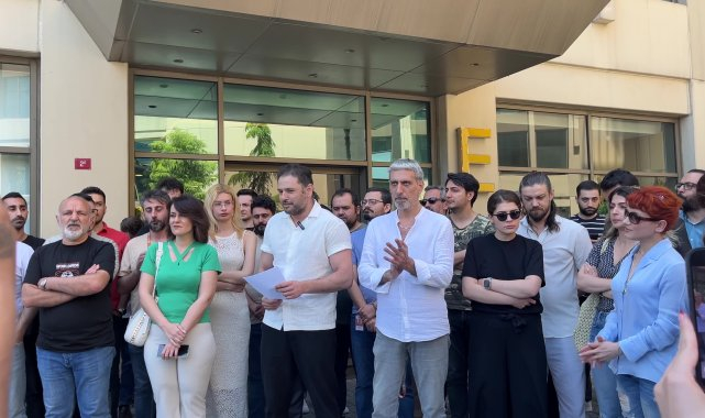 Maaşları ödenmeyen KRT emekçileri iş bıraktı