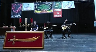 Malatya'da Muharrem ayı kapsamında Erenler Cemevi'nden Kerbela paneli