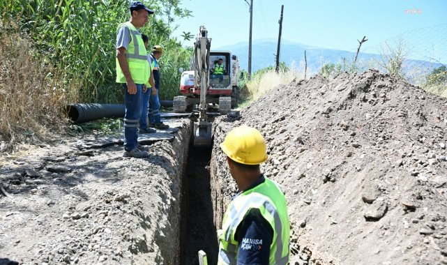 Manisa Büyükşehir Belediyesi'nden Barbaros Mahallesi'nin altyapı sorununu çözecek çalışma
