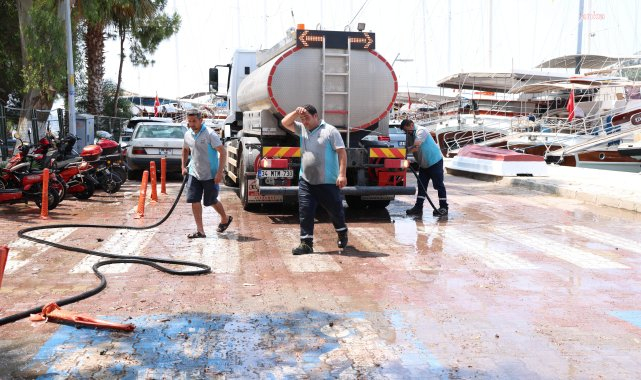 Marmaris Belediyesi'nin hizmet seferberliğinin ikinci durağı Bozburun oldu