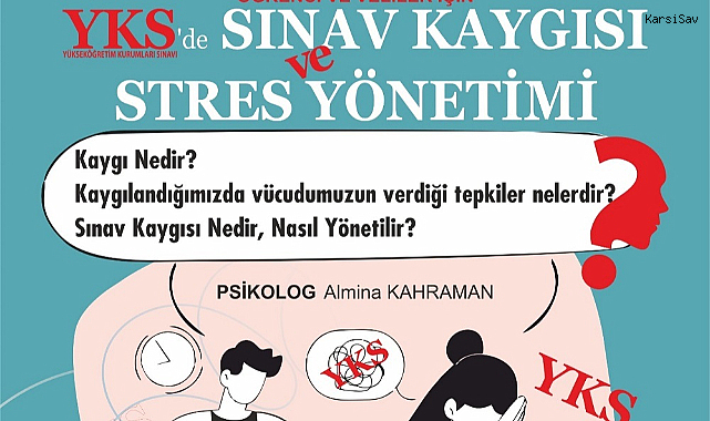 Menderes'te sınav stresine karşı eğitim