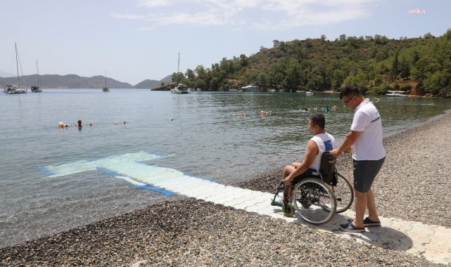 Muğla'da Engelsiz Plajlar ile hayat kolaylaşıyor
