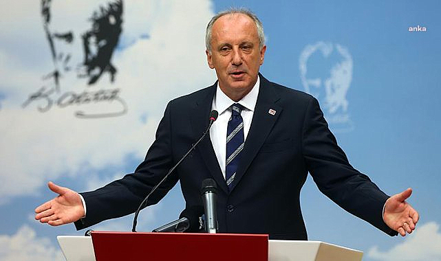 Muharrem İnce: Bütün yol arkadaşlarımı CHP'ye üye olmaya davet ediyorum