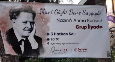 Nazım Hikmet Bornova'da şiirleriyle anıldı