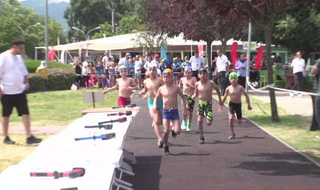 Osmangazi'de Triathle yarışları nefes kesti