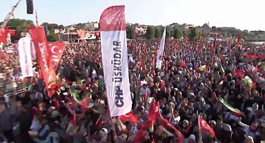 Özgür Gazze Mitingi'nde CHP Genel Başkanı Özel: 