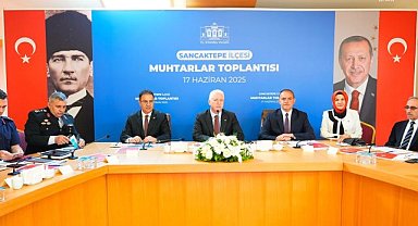 Sancaktepe İlçesi Muhtarlar Toplantısı, İstanbul Valisi Gül'ün başkanlığında gerçekleştirildi