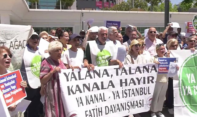 Sazlıdere ve Terkos havzalarında hızlanan betonlaşmaya itiraz kampanyası başlatıldı: "Kanala, ranta, talana hayır"