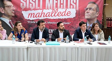 "Şişli Meclisi Mahallede" buluşmaları devam ediyor... Resul Emrah Şahan'dan demokrasi mesajı 