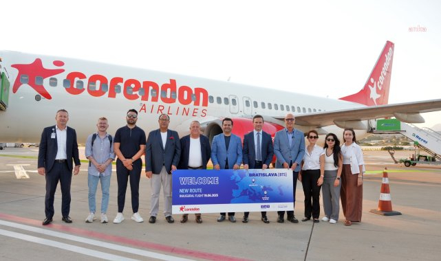 Slovakya'dan Gazipaşa-Alanya Havalimanı'na ilk sefer yapıldı