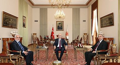 TBMM Başkanı Kurtulmuş, HÜDA PAR Genel Başkanı Zekeriya Yapıcıoğlu'nu kabul etti