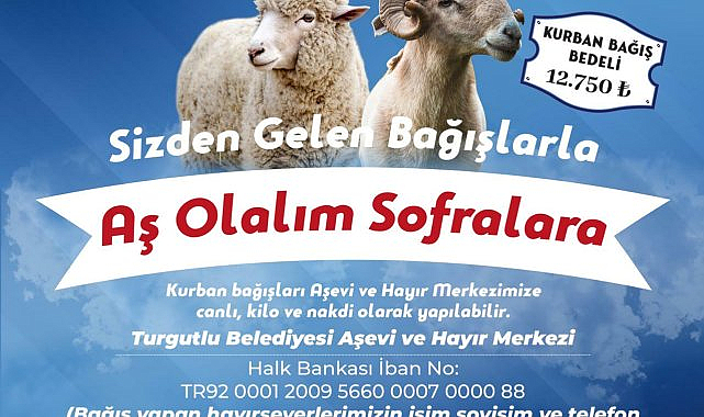 Turgutlu'da kurban bağışı kampanyası sürüyor