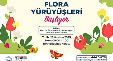 Üsküdar'da flora yürüyüşleri başlıyor