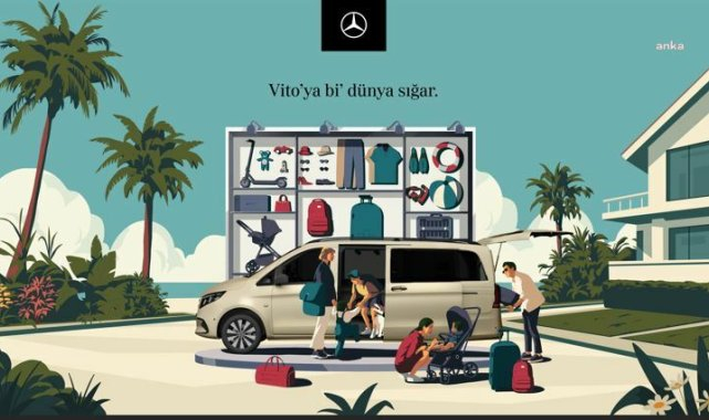 Vito Tourer, "Vito'ya bi' dünya sığar" sloganı ile teste çıkıyor