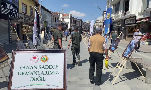 Yozgat'ta "Yanan Sadece Ormanlarımız Değil" başlıklı fotoğraf sergisi açıldı