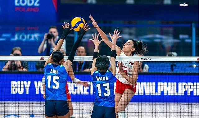 A Milli Kadın Voleybol Takımı Japonya'ya 3-2 mağlup olarak FIVB Kadınlar Milletler Ligi'ne veda etti