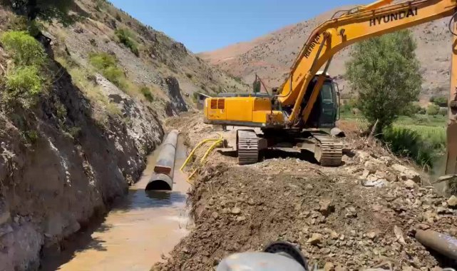 Adıyaman'da Havşeri İsale Hattı yenileme çalışmalarında sona gelindi