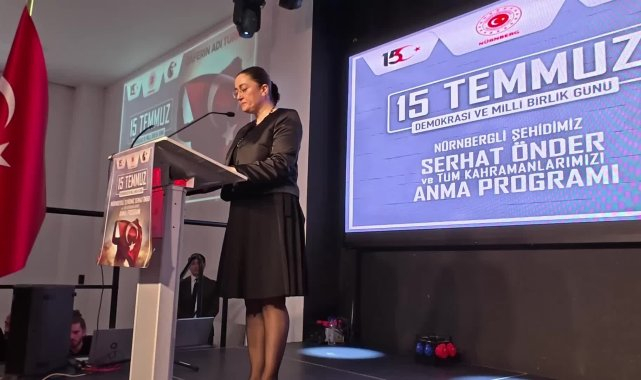 Almanya'nın Fürth kentinde 15 Temmuz anması