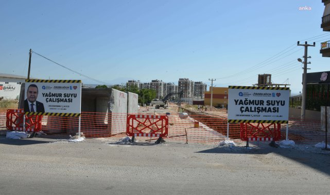 Antalya Büyükşehir Belediyesi'nden Kepez'de 92 milyon TL'lik yağmur suyu yatırımı