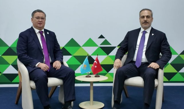 Bakan Fidan, BRICS Liderler Zirvesi'nde Kazakistan Başbakan Yardımcısı ve Dışişleri Bakanı Murat Nurtleu ile görüştü