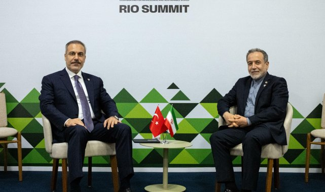 Bakan Fidan, İran Dışişleri Bakanı Abbas Erakçi ile görüştü