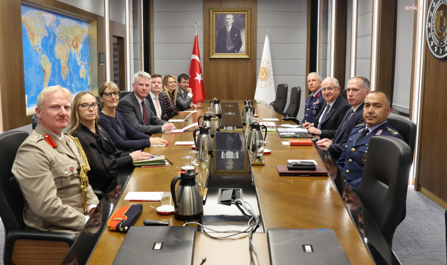 Bakan Güler, BAE Systems Genel Müdürü Woodburn ve İngiltere Büyükelçisi Morris'i kabul etti