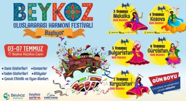 Beykoz Uluslararası Harmoni Festivali başlıyor