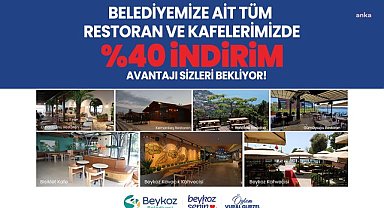 Beykozkart sahiplerine yüzde 40 indirim müjdesi