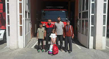 Burdur'da 5 yaşındaki Aslı köyünü felaketten kurtardı, itfaiye tarafından ödüllendirildi