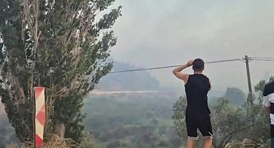 Çanakkale Ayvacık'ta yangın sebebiyle iki köyde tahliye işlemlerine başlandı