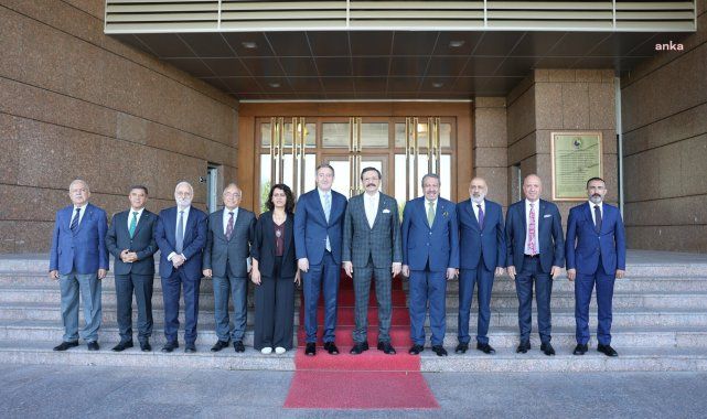 DEM Parti heyeti TOBB'u ziyaret etti