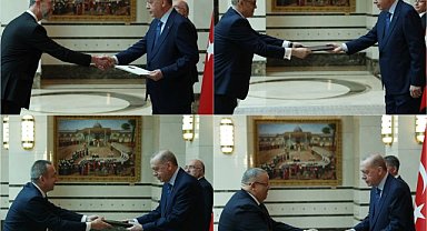 Dört ülkenin Büyükelçisi, Cumhurbaşkanı Erdoğan'a güven mektuplarını sundu