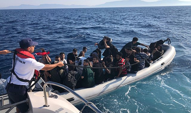 Ege açıklarında temmuz ayında 662 düzensiz göçmen yakalandı, 179 göçmen kurtarıldı