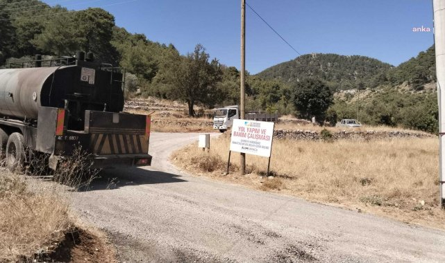 Fethiye Belediyesi'nden Kızılbel Mahallesi'nde yoğun mesai