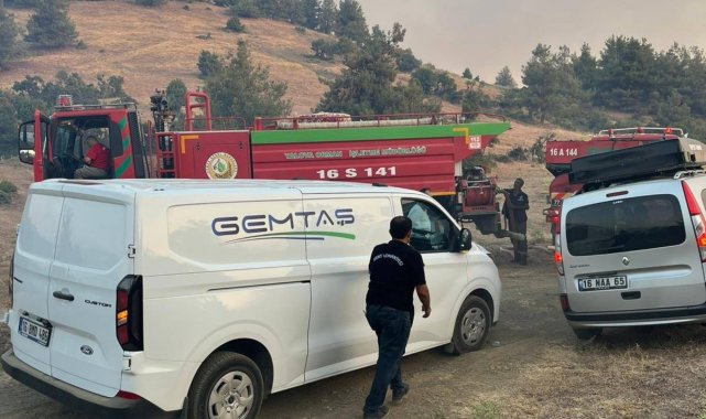 Gemlik Belediyesi'nden Bursa'da orman yangınıyla mücadeleye destek