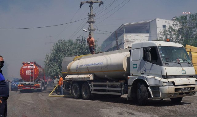 İzmir İtfaiyesi Çeşme Ildır için harekete geçti
