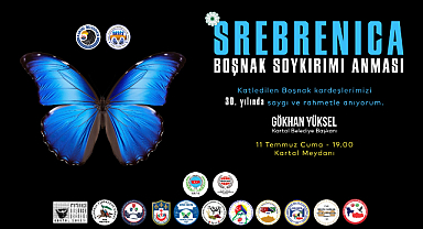 Kartal’da Srebrenica Katliamının 30. Yılı Anılıyor