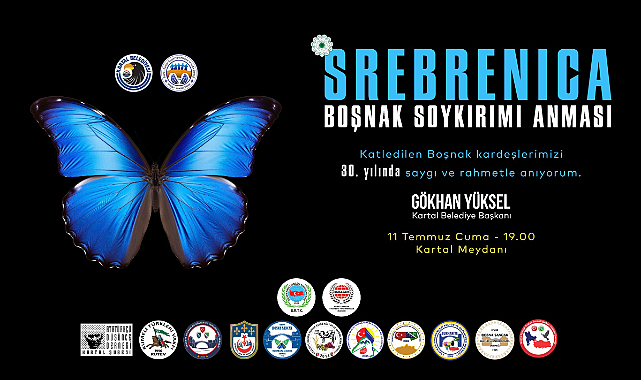 Kartal’da Srebrenica Katliamının 30. Yılı Anılıyor