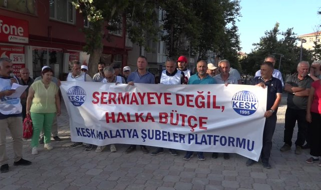 Malatya'da KESK'ten TÜİK'e tepki: Sahte enflasyonla sefalet dayatılıyor